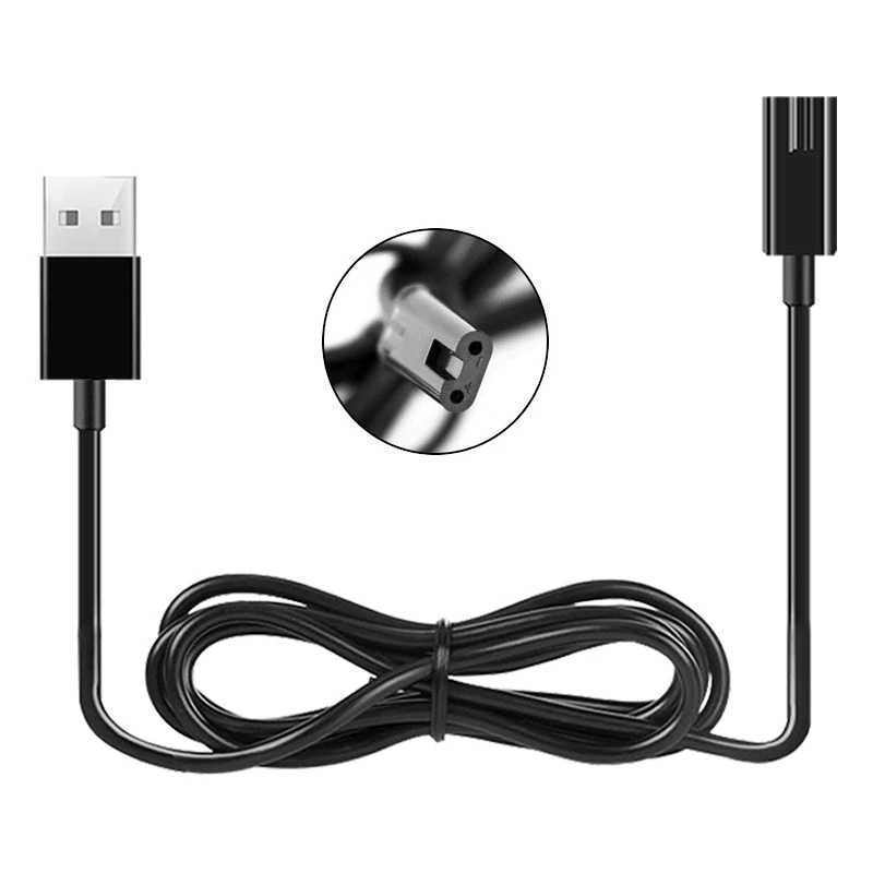 Electric Shaver Charger USB Charging Cable Power Cord Adapter for FLYCO Razor FS372 FS373 FS871 FS375 FS339 FS378 FS376 FS867