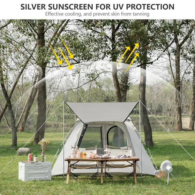 야외 활동을 위한 안전하고 편리한 BISINNA 자동 텐트