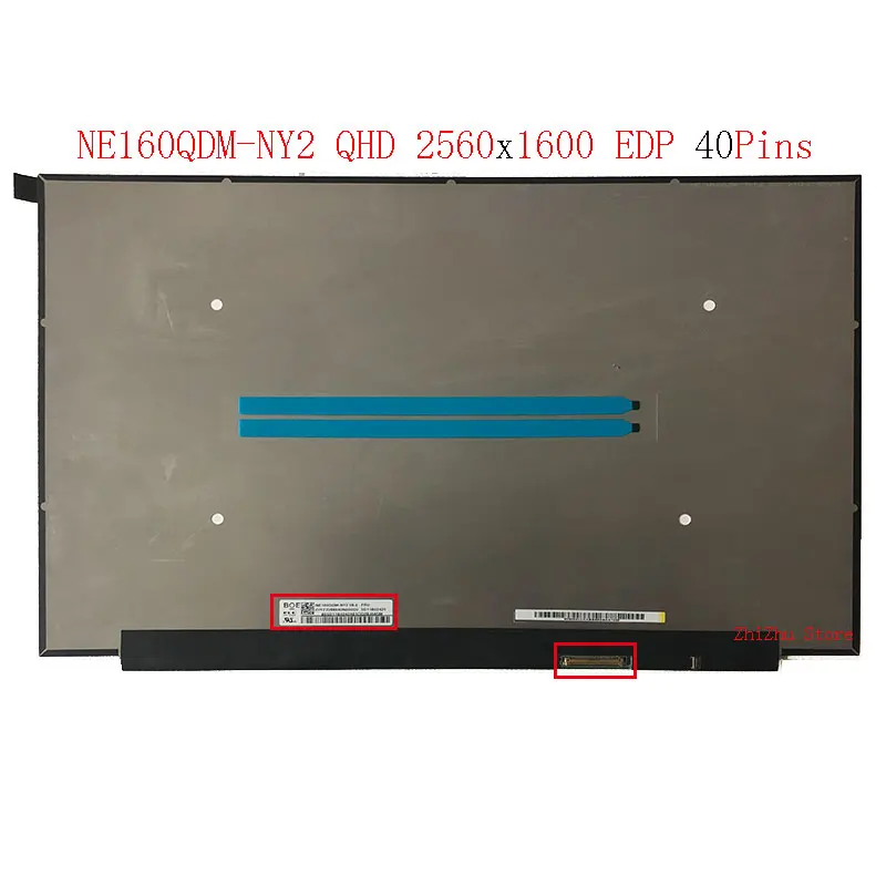 16.0" B160QAN02.2 5D11K52912 2560X1600 LED LCD Non Touch Screen Display Panel 188166 - Foto 2