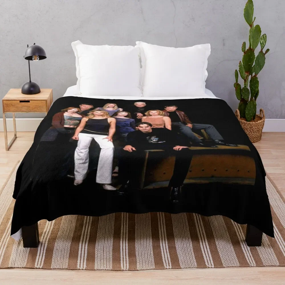 Buffy - Scooby Gang Throw Blanket Divani Picnic Luxury Brand Valentine Gift Ideas Coperte