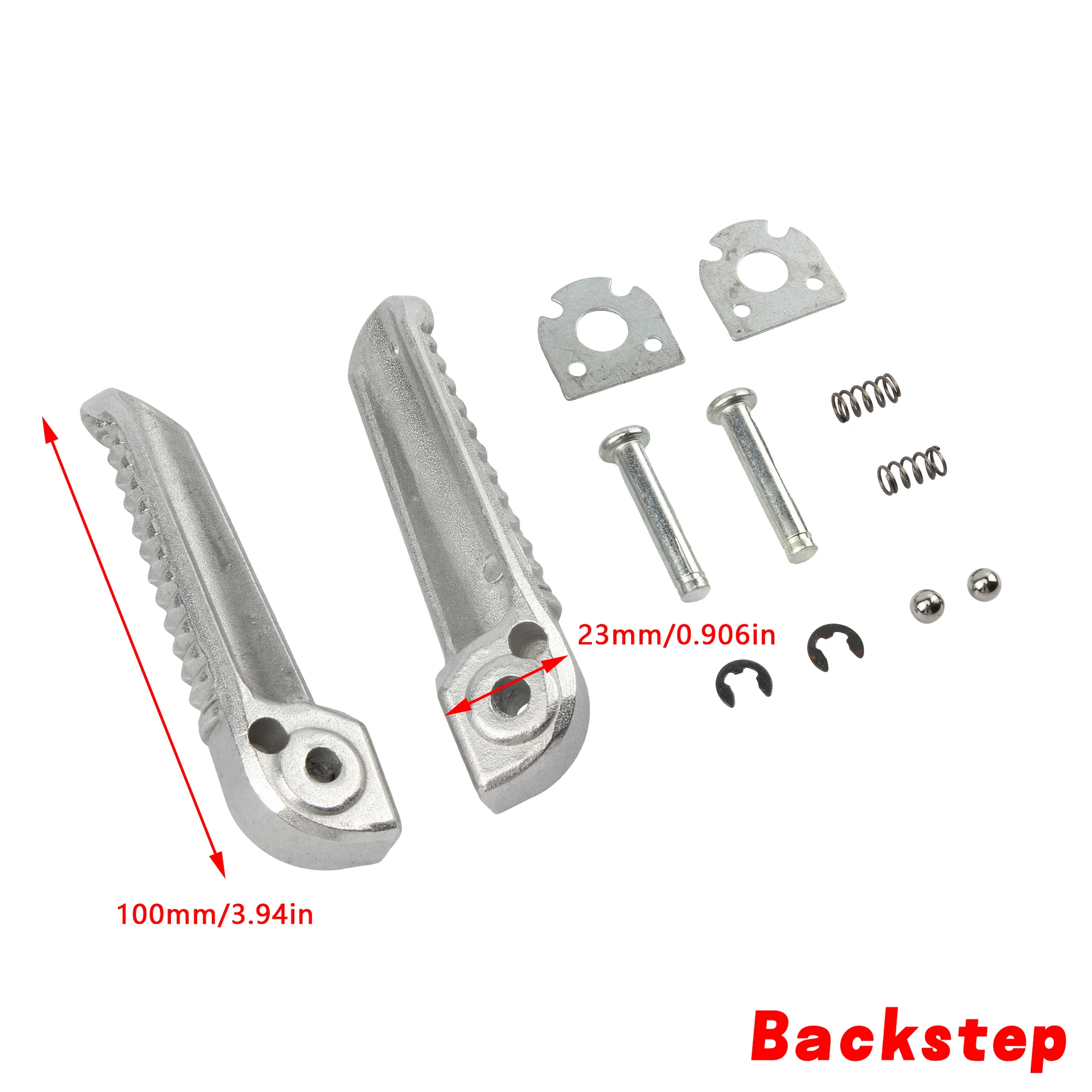 Motorcycle Accessories Motorcycle Front and Rear Footrest Aluminum Foot Rests Pedal for YAMAHA YZF R1 R6 R125 R25 R3 MT125 MT03 MT09 MT10 MT07