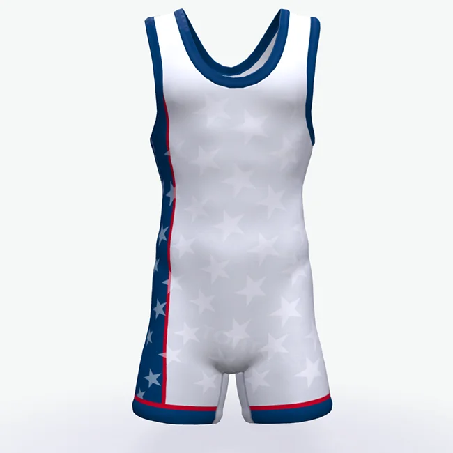 USA-Wrestling-Singlets-Running-Wear-Suit-USA-Triathlon-One-Piece ...