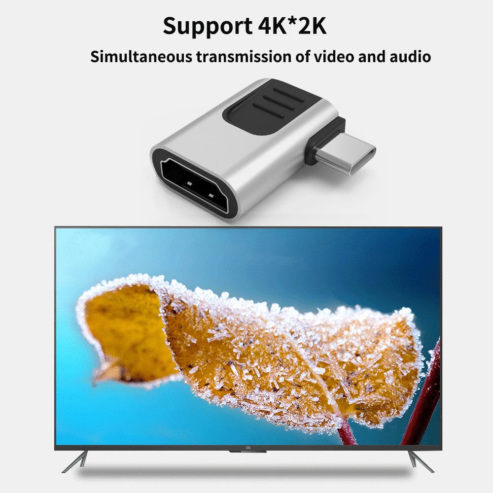 ELECTOP-USB C To HDMI ȣȯ Dp 4K ̴ Dp Vga   C, Ｚ ȭ HDTV ƮϿ    