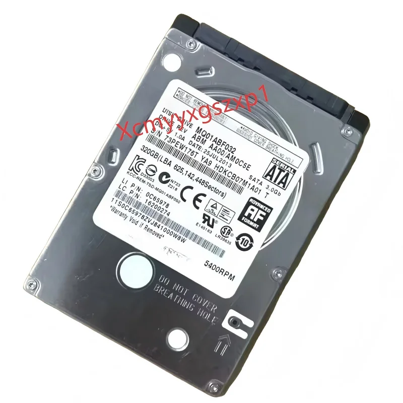 Toshiba MQ01ABF032 320GB 5400RPM 8MB 캐시 7MM SATA 2.5인치 노트북 HDD 내장 하드 디스크 드라이브에 사용되는 1개