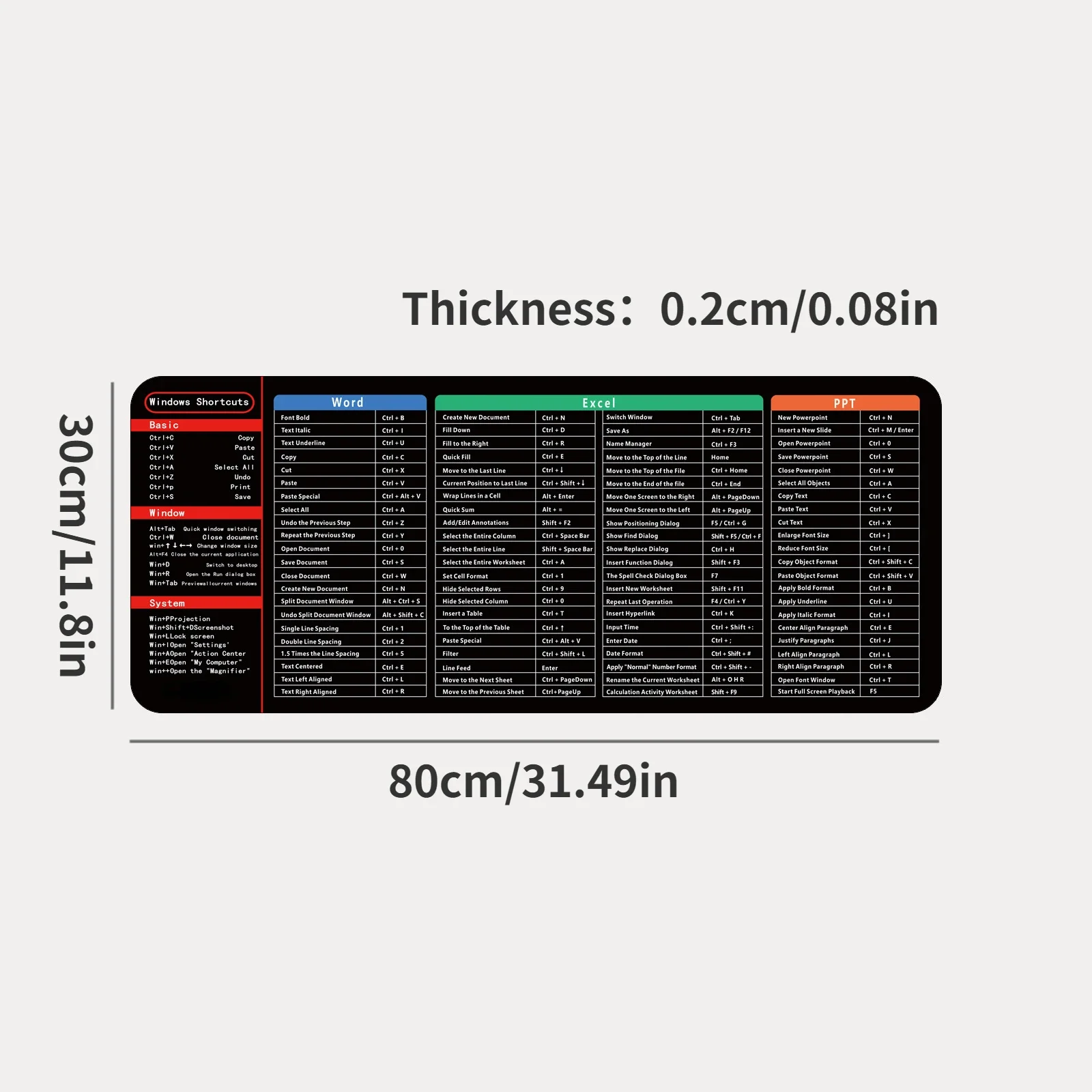 300x800x2mm