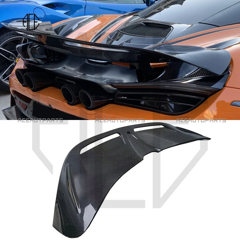 

Стильный задний спойлер из углеродного волокна для Mclaren 720S, запчасти для автомобильного спойлера