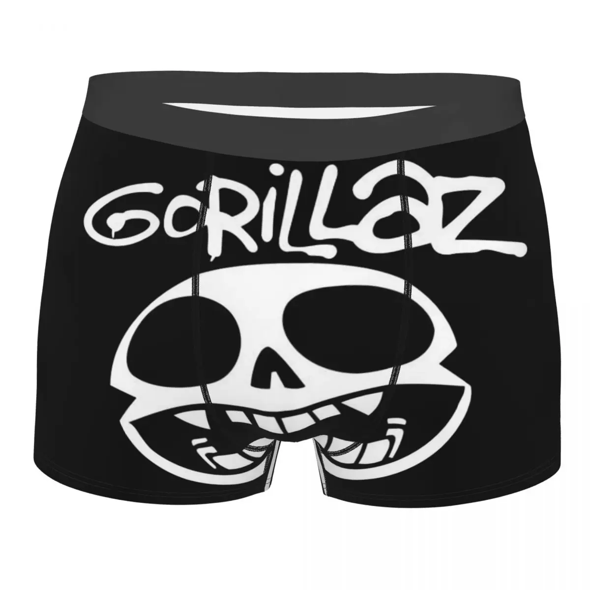 

Cool Music Band Gorillaz Skateboard Men's Boxer Briefs,Highly Breathable Underpants,Top Quality 3D Print Shorts Gift Idea