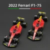 Bburago 1:43 2022 Ferrari F1-75 F1 Formula Racing Car Static Simulation Diecast Alloy Model Car 1
