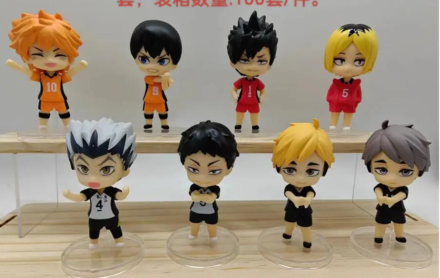 ハイキュー!! バレーボールフィギュア 6体セット 楽天市場】ハイキュー！！ ぴょんコレフィギュア 烏野高校VS音駒