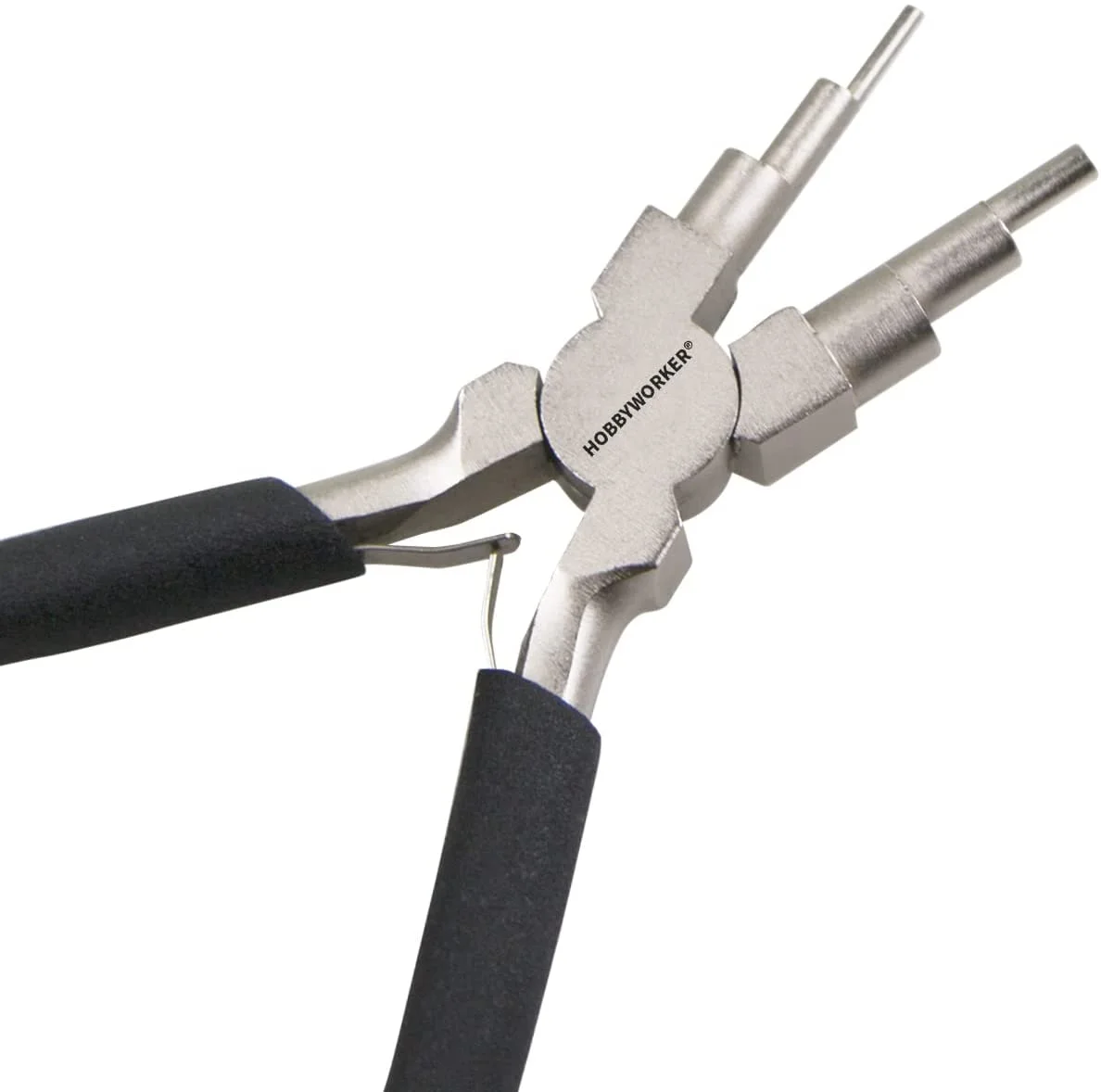 XUQIAN 6-in-1 Wire Bending Pliers Consistently Make Up To 6 Sizes Loops & Jump Rings 2-10mm 5.75