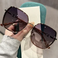 CLLOIO Polygonal Large Frame Prescription Reading Sunglasses Summer Travel Beach Driving Myopia Glasses Women Luxury Eyeglasses 4
