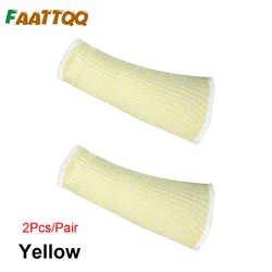 Enhanced Protective Arm Sleeves for Sensitive Skin - Cut Resistant and Durable for Work and Daily Protection (Yellow)