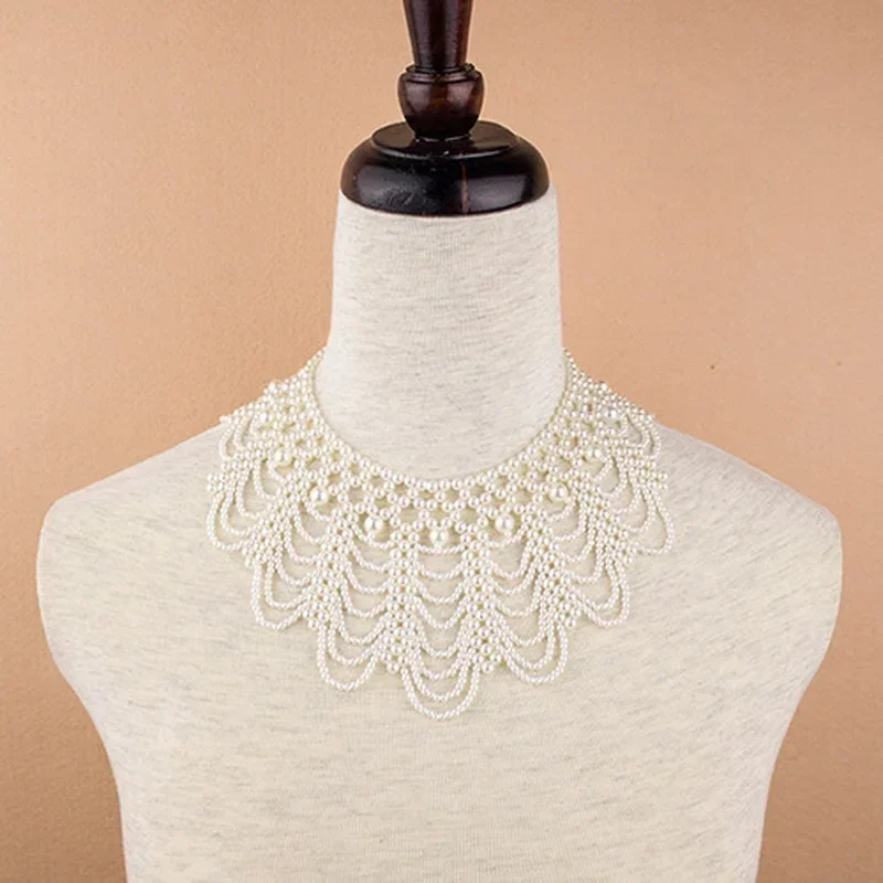 Pretty Simple Pearl Multilayer Necklace Personality Transparent Clavicle Chain Female Jewelry Gift Stylish Beautiful Items