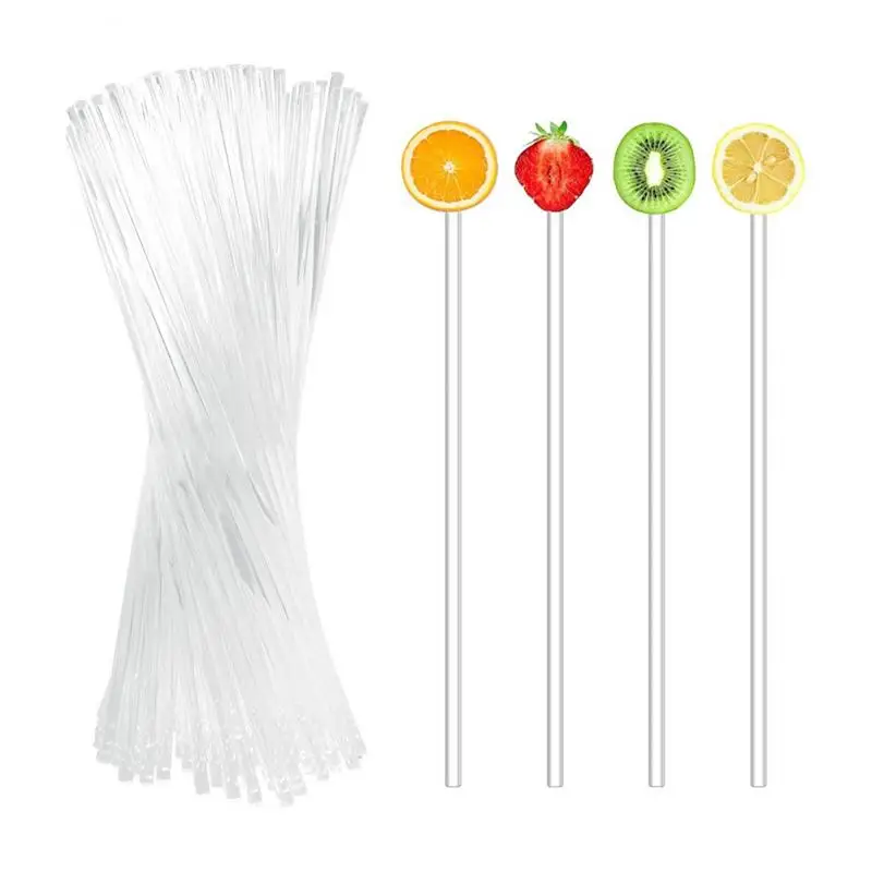 White Color Colorful Available Single Cut Hole Lollipop Stick Plastic Sticks  Lollypop Packaging - China Plastic Tubes, Food Grade Sticks