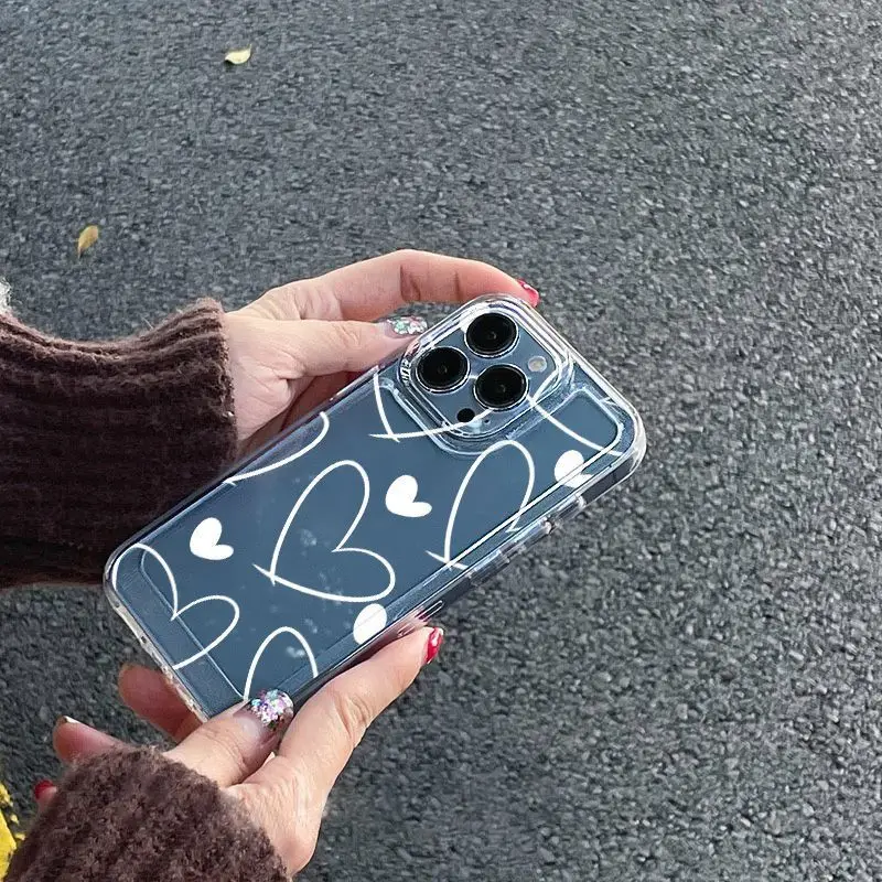 Shockproof Transparent Cute Silicone Soft Phone Case Cover
