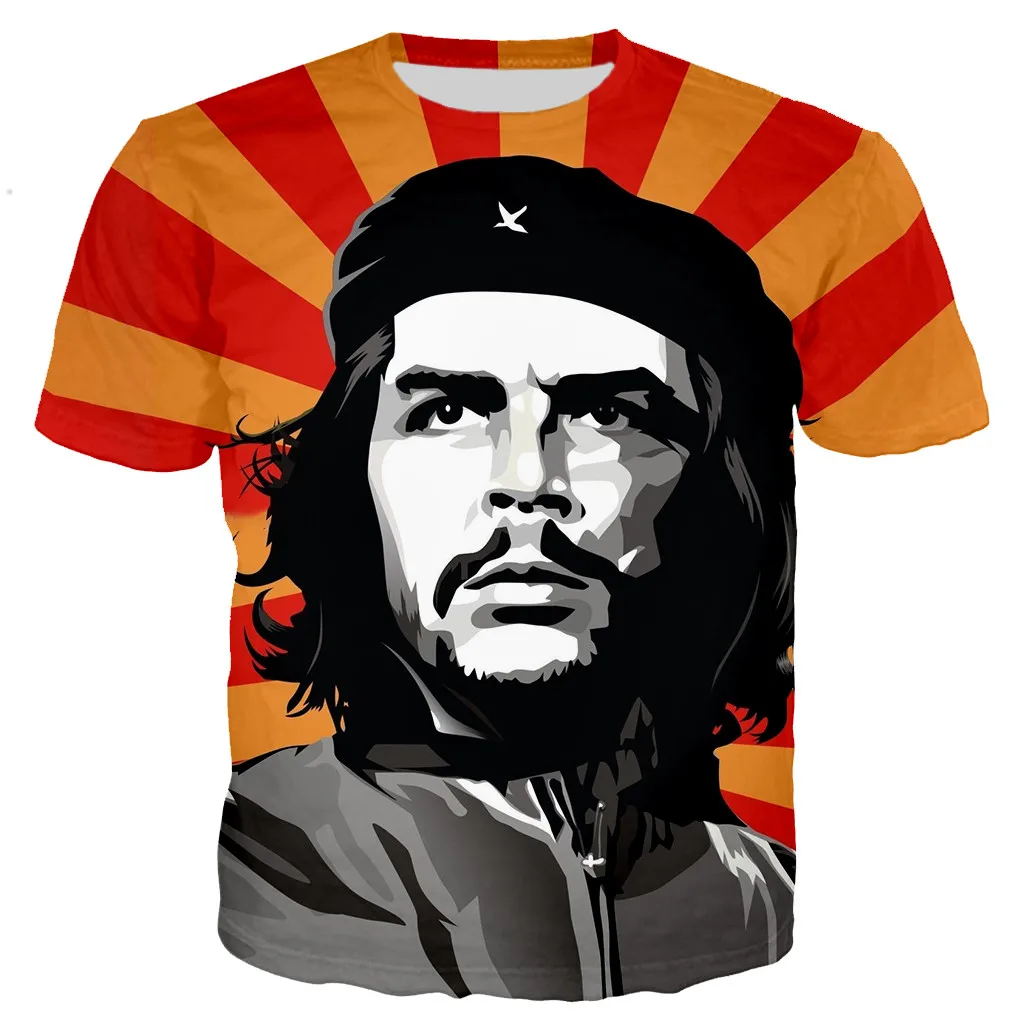 2023 Summer New Che Guevara Fashion Cool 3D Printed T-shirts Streetwear  Unisex Oversized Shirts - AliExpress