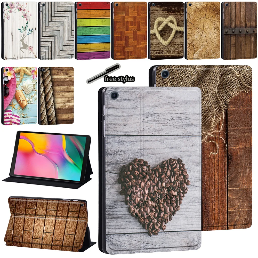 Pu Leather Stand Folio Case For Samsung Galaxy Tab S7 11/Tab S6 Lite 10.4/S6 10.5/S5E 10.5/S4 10.5 Inch Anti-Drop Tablet Cover