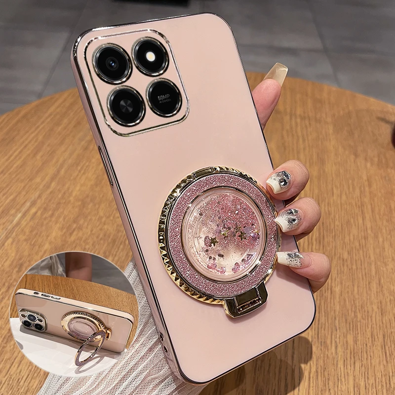 Enhanced TPU Case with Quicksand Magnetic Holder