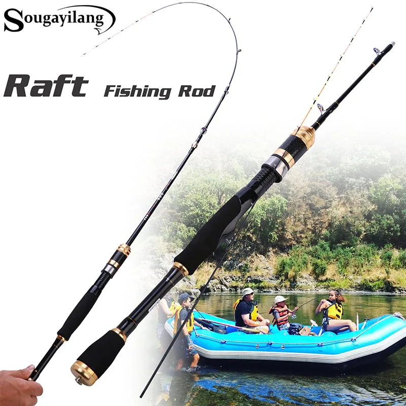 Sougayilang-Raft-Fishing-Rod-2-Sections-120cm-Carbon-Fiber-Soft-Boat ...