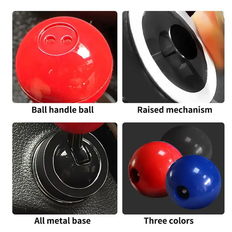 Car Start Button Joystick Metal Push to Start Buttons Durable Car Ignition Button Protector Auto Engine Stop Joystick