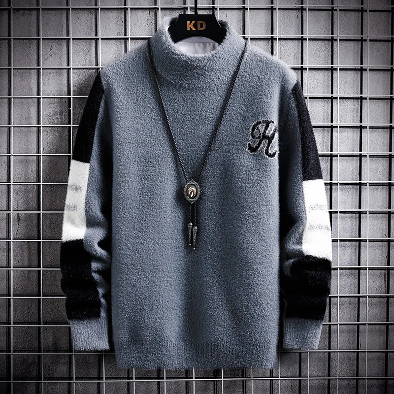 Рисунок 2 - Свитер мужской оверсайз с круглым вырезом