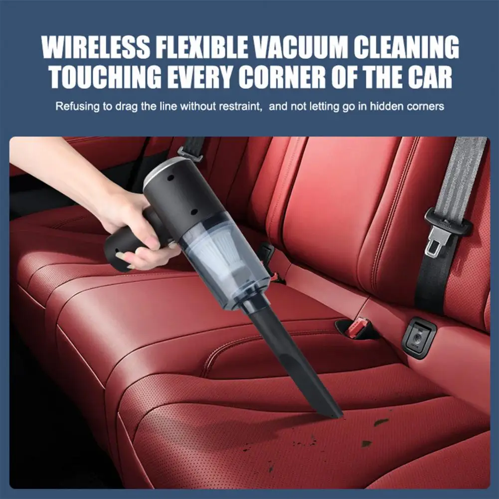 Cordless Handheld Vacuum Cordless Car Vacuum Cleaner Highly Efficient Hand-held Cleaner with 5500pa for Portable