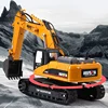 HUINA 1/14 RTR 23CH Metal RC Excavator 580 Remote Control Truck Car Light Sound Battery Outdoor Toys Boys Gift TH18060 3