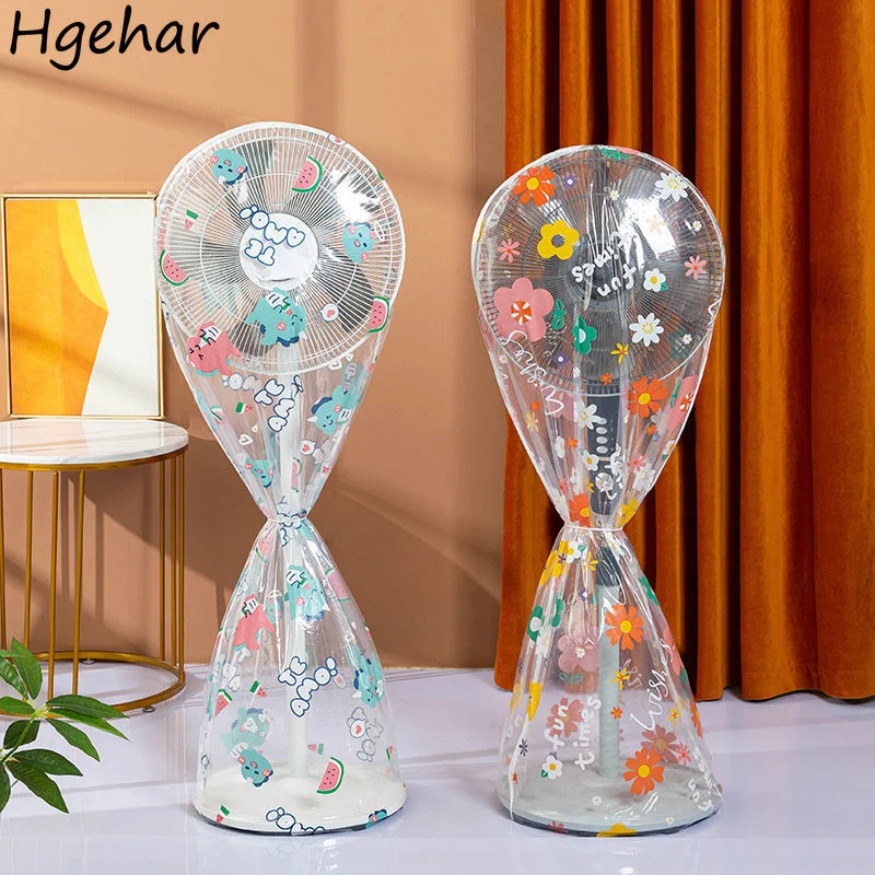 Cartoon Electric Fan Covers Household Waterproof Moisture Proof All-inclusive Floor Dust-cover Universal Protective Pouch