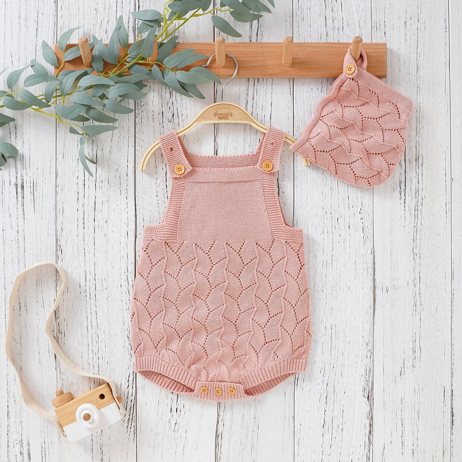 

Детский трикотажный комбинезон, без рукавов, 0-18 месяцев, 2 шт.