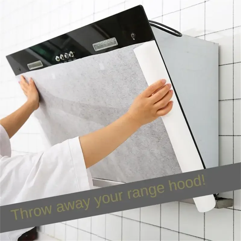 Kitchen Replaceable Range Hood Anti-oil Filter Oil Absorbing Paper Non-woven Lampblack Filter Film