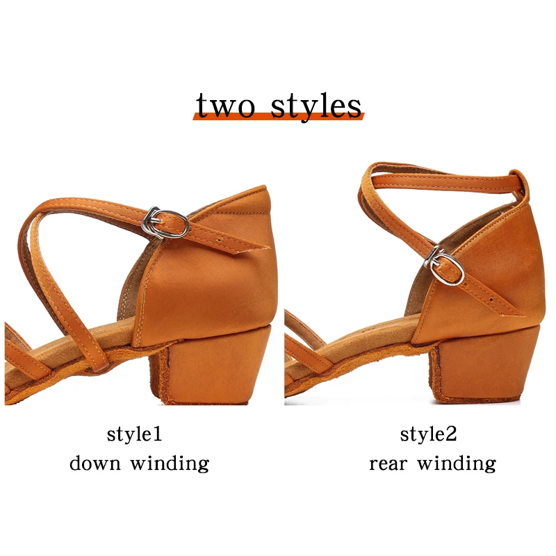 New Girls Ballroom Latin Dance Shoes  Women Children's Dance Shoes Women Professional child/kids/Salsa Practice Shoes Sandal