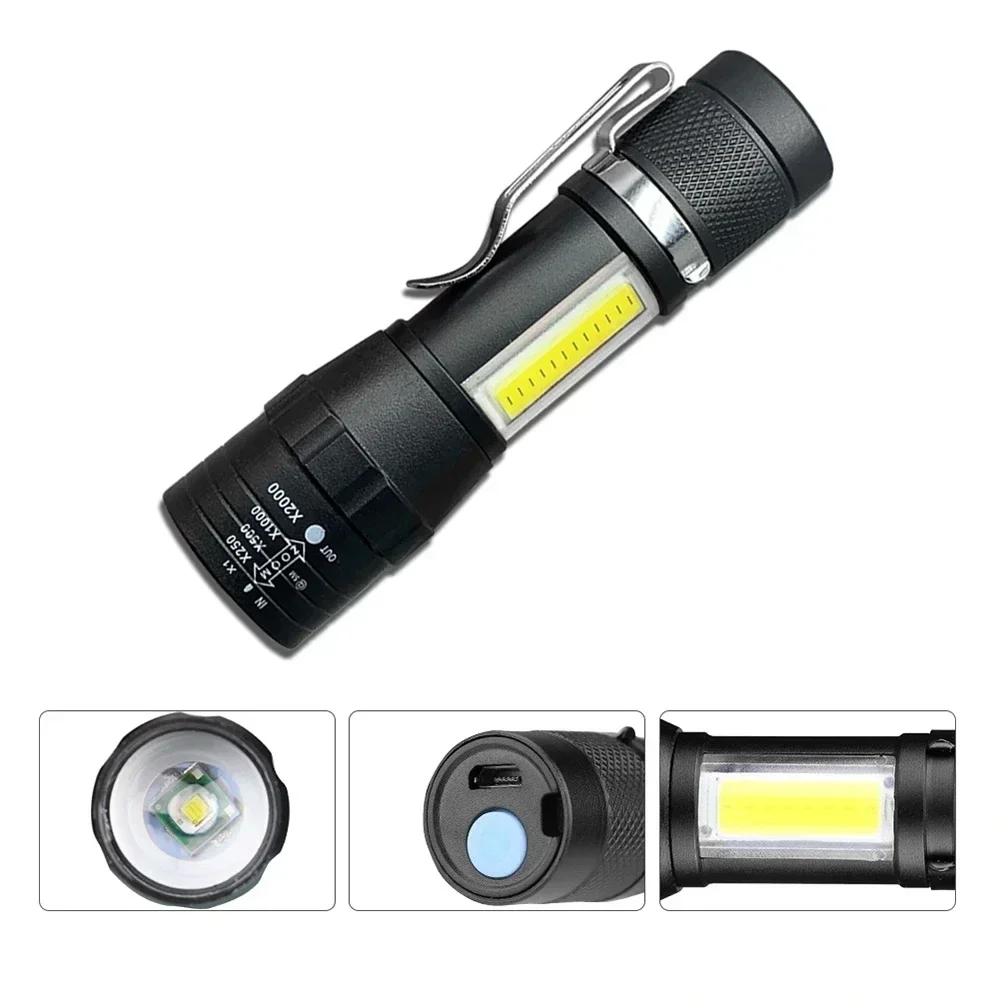Rechargeable Mini LED Flashlight 2