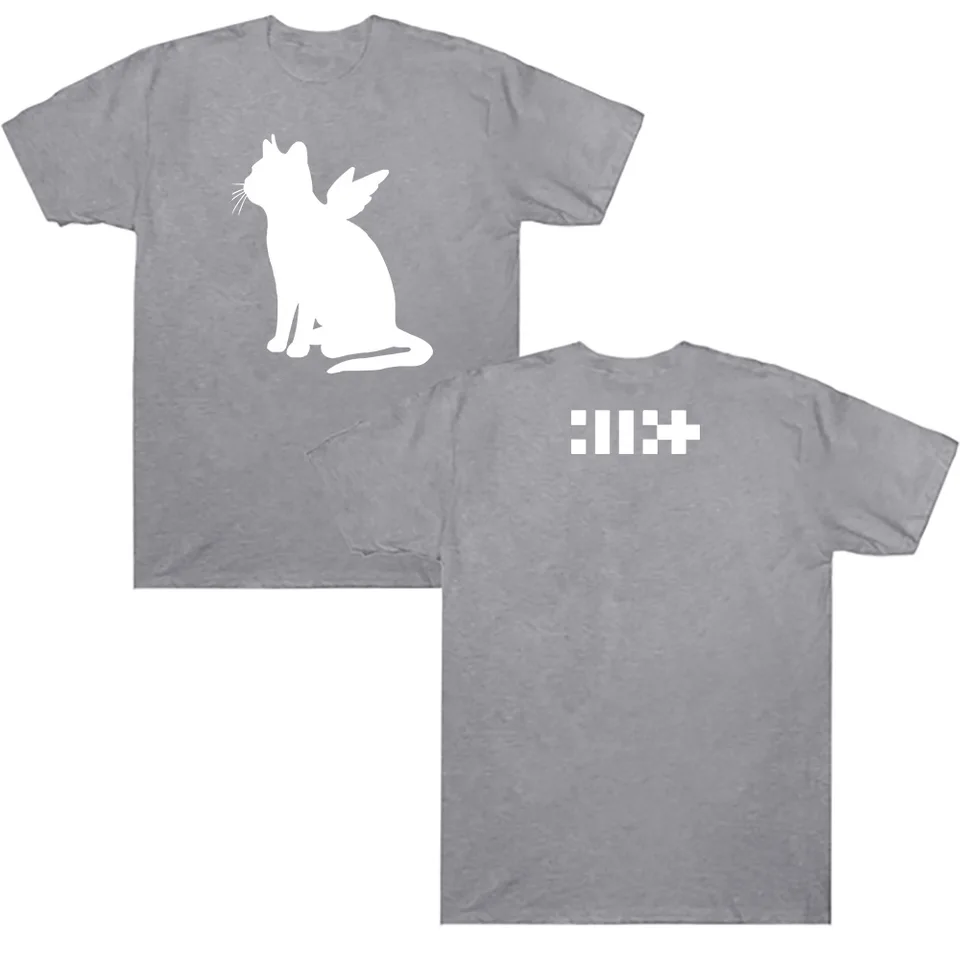 ILLIT Kpop Girl Band T-shirt ILLIT Bomb The Album Cat Angel Print
