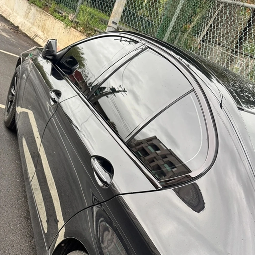 BMW 5 시리즈 F10 2011-2017 윈도우 크롬 삭제 블랙아웃 ABC 필러 글로..