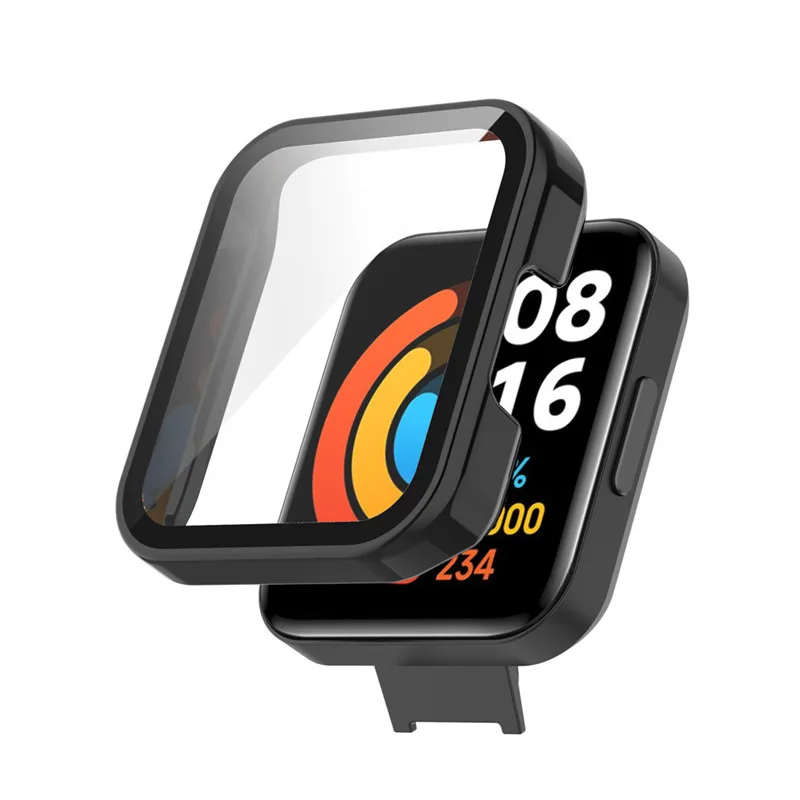Protective Case +Glass For Redmi Watch 2 Lite Full Cover Screen Protector Shockproof Case For Redmi Watch2 Lite Bumper Shell 