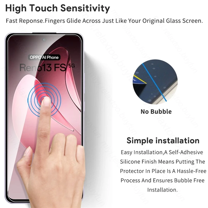 4-in-1 Clear Crystal Glass Screen Protector and Camera Lens Shield