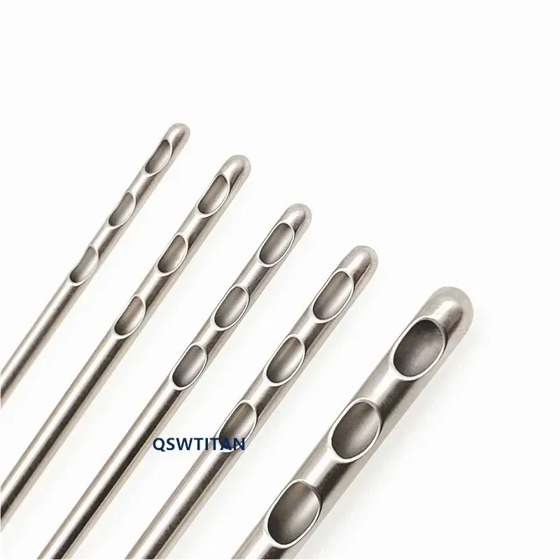 Three Hole fat harvesting cannula for stem cells liposuction cannula fat transfer needle 1pcs plastic surgery tool small needle