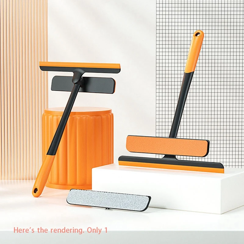 

Многофункциональная щетка для чистки окон, средство для чистки стекол, скраб для соскабливания стекла, трехв-1, зеркальная, прочная