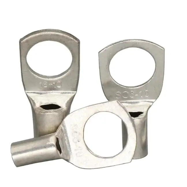 

SC25/35/50/70/95-12 Copper Screw Hole Electric Wire Cable Ring Tubular Cord End Lug Connector Lock Crimp Terminal