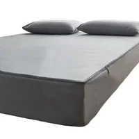 Waterproof Mattress Cover With Zipper Six Sides All Inclusive Tatami Mattress Cover Queen Quilted Bed Fitted Sheet Customizable 3