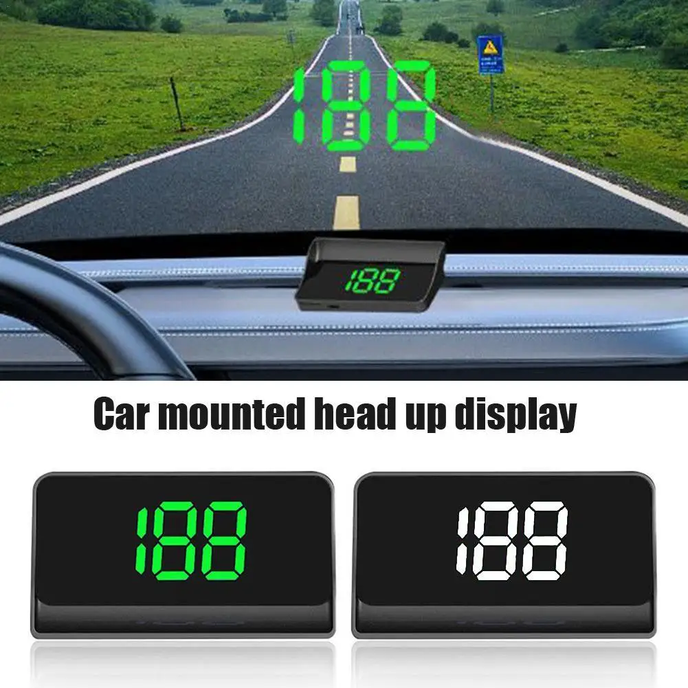V9 Car Mounted HUD Head Up Display GPS Digital Speedometer Windshield Speed  Projector Auto Electronics Accessories - AliExpress