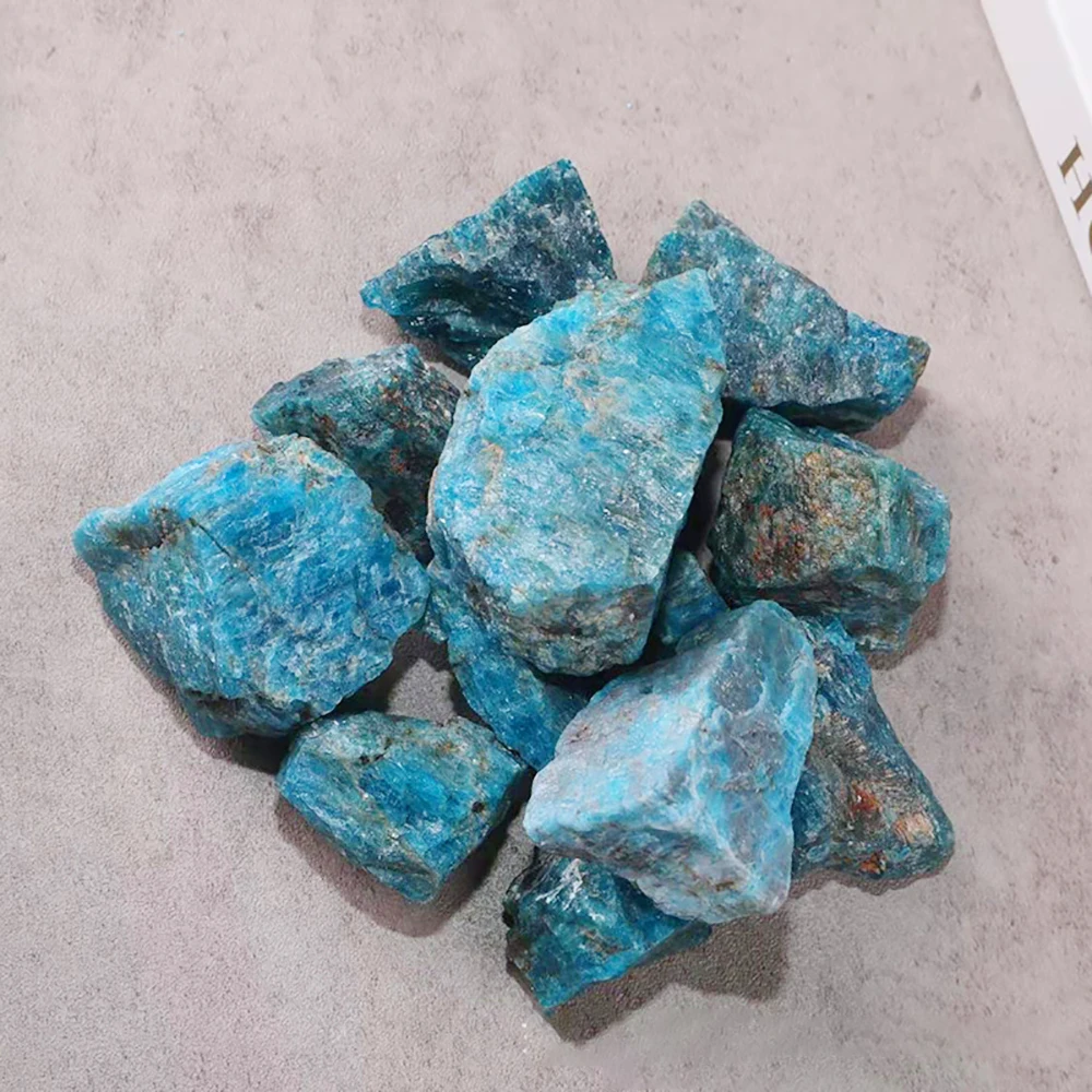 Natural Quartz Crystal Stones Apatite Ore Fluorite Irregular Shape Real Mineral Rock Reiki Healing Specimen Home Decor