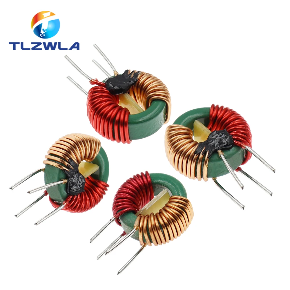 TLZWLA Common Mode Inductor Coil 14X9X5MM, 5PCS magnetic ring power filtering inductance 2MH 5A 0.7 wire diameter