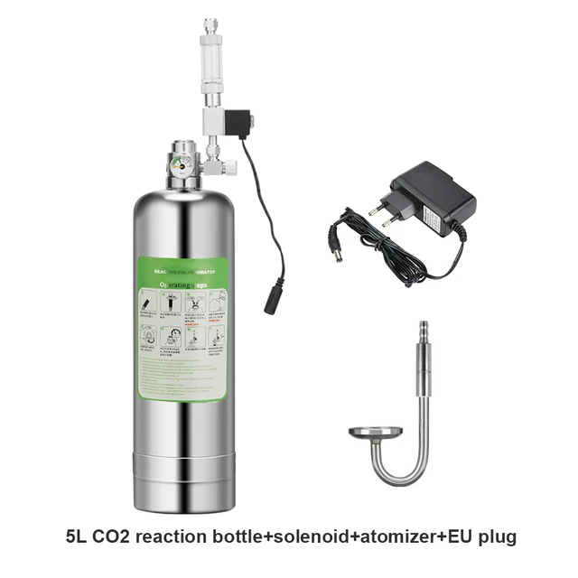 CO2-Generato mit Saugnapf für Wasser pflanzen wachstum Aquarium CO2-Diffusor  Aquarium Blasen zerstäuber Silber - AliExpress