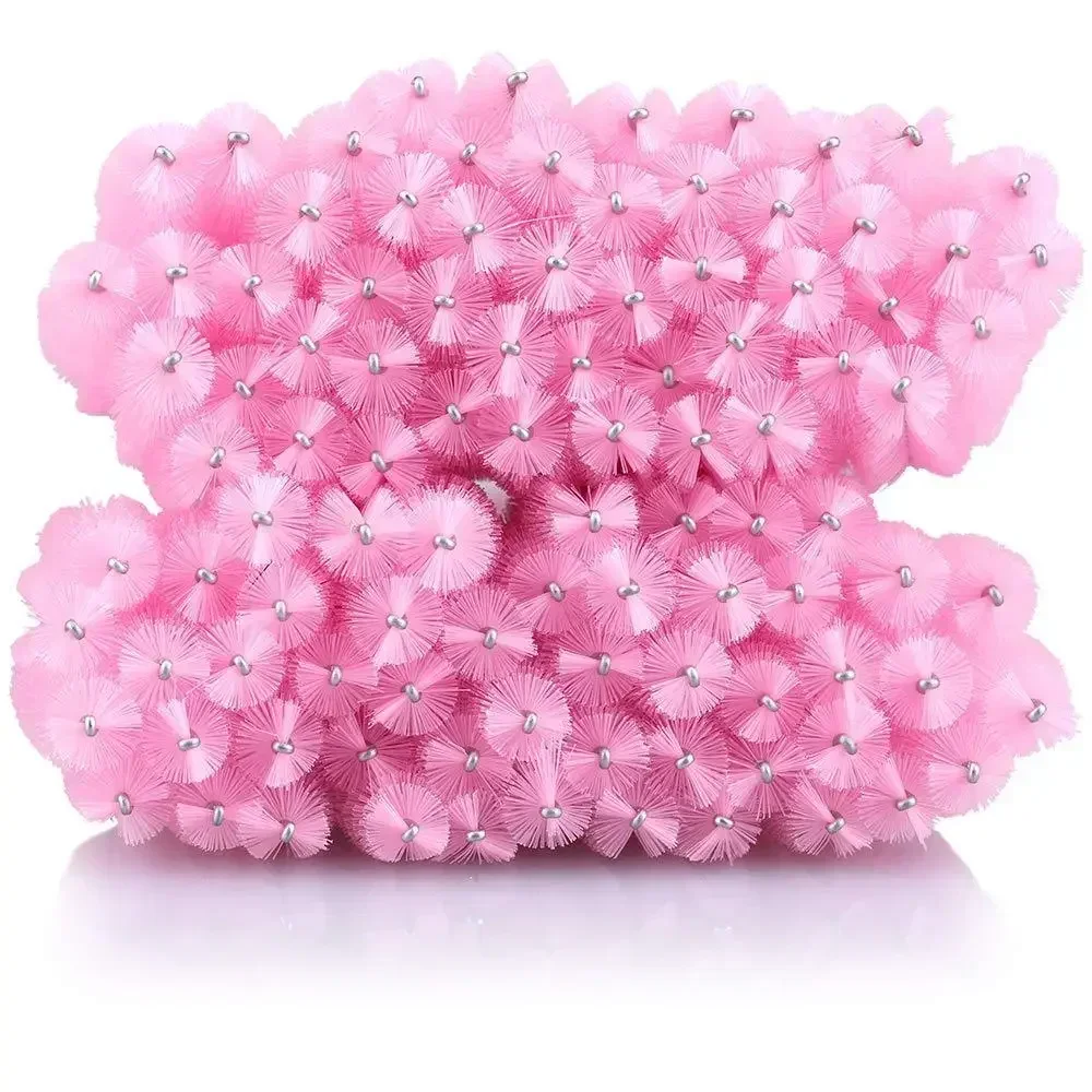 Mascara Wands Glitter Disposable Eyelash Brushes 50pcs Crystal Eye lash Lash Comb Spoolies Micro Makeup Applicators