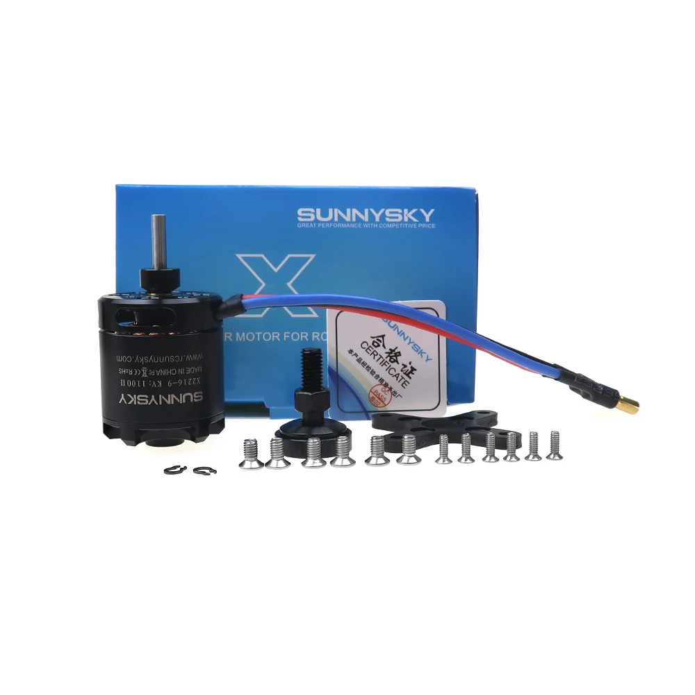 SUNNYSKY X2216 Series Brushless Motor for RC Fixed-Wing Drone Flat Shaft Rear Output 880KV 1100KV 1250KV 1400KV 2400KV Options thumbnail 4