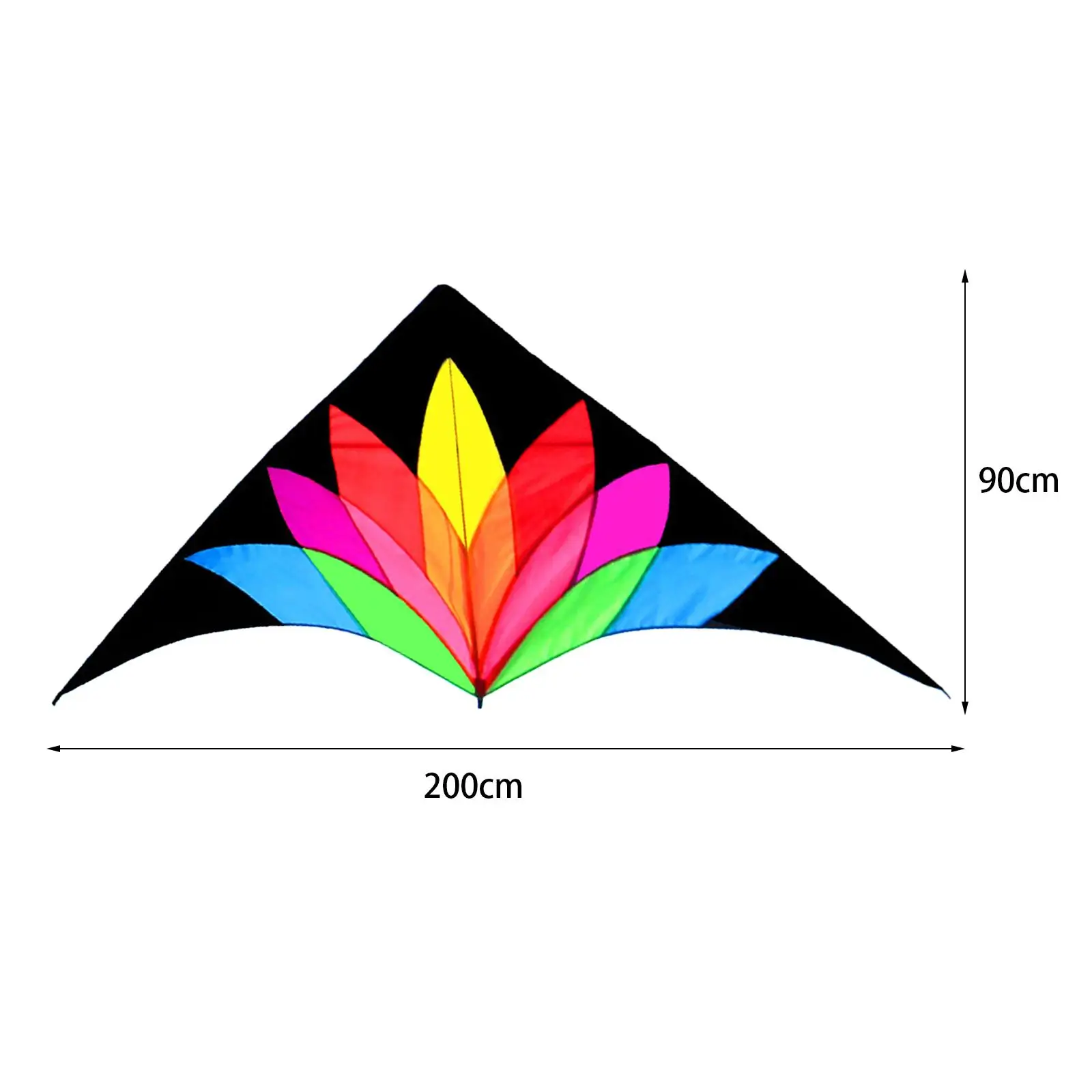 Large Delta Beach Kite Easy to Fly Colorful Huge Kite for Adults Large Giant Kites for Backyard Trip Yard Holiday Outdoor Game 6