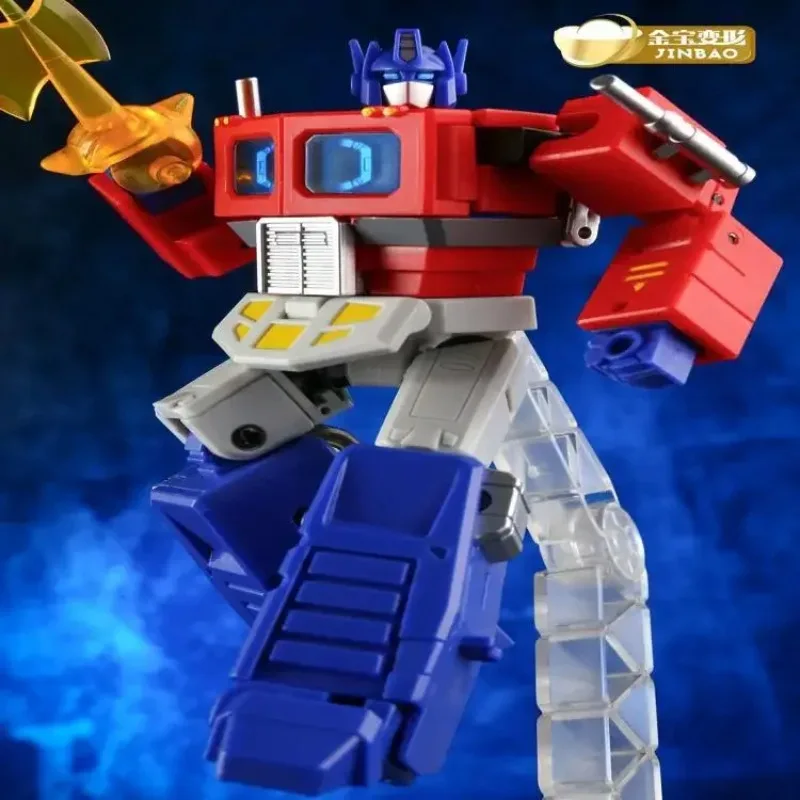 Jinbao Transformation Df-04 Df-04B Op Commander Con Zaino Tascabile A Rullo Per Rimorchio 2001 9901 Robot Action Figure