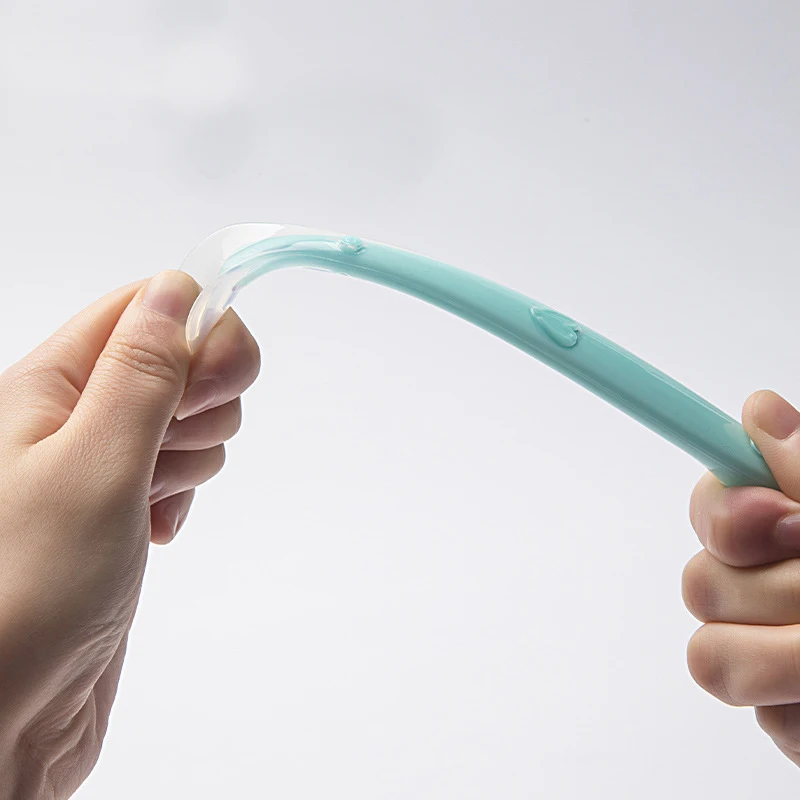 Baby Soft Silicone Spoon Candy Color Temperature Sensing Spoon Children Food Baby Feeding Dishes Feeder Appliance