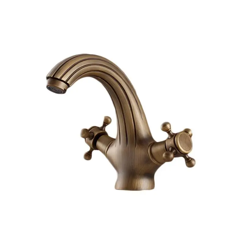 

Copper Basin Faucet Cold Hot Washbasin Toilet Stage Double Archaize